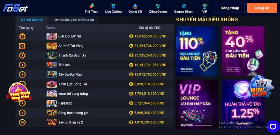 Nổ hũ và Slot game